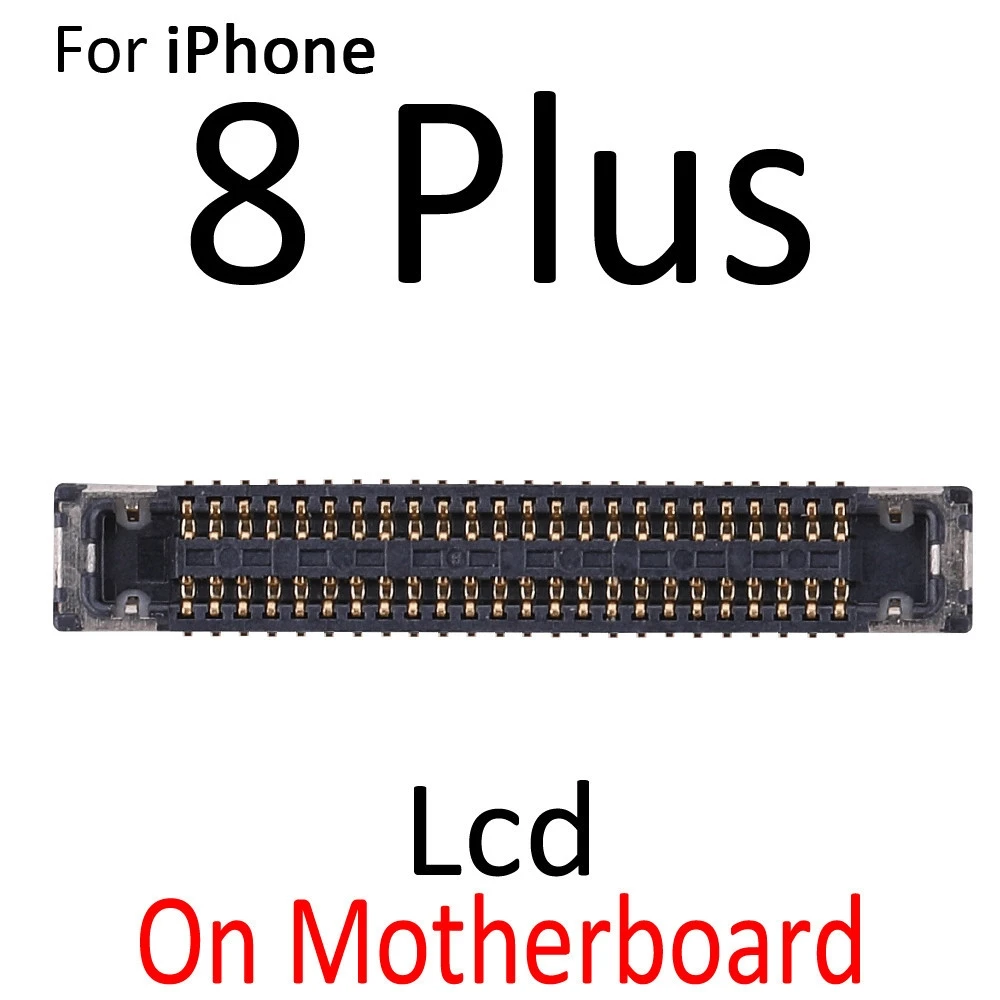 2pcs\\lot LCD Digitizer 3D Touch Screen Display FPC Connector For iPhone 7 8 Plus On Motherboard Mainboard Flex Cable