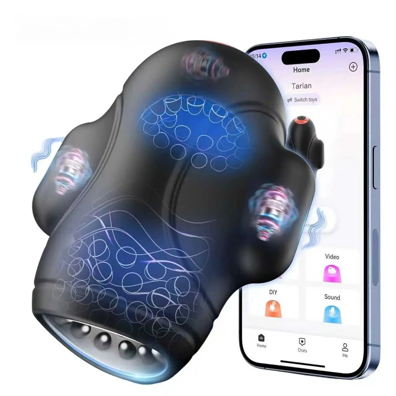 APP التحكم هزاز للرجال القضيب تأخير المدرب ذكر الاستمناء حشفة محفز مدلك الرجال هزاز الجنس لعب الكبار السلع