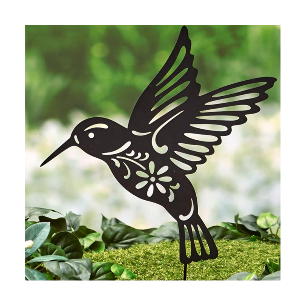 3 Pieces Metal Bird Wall Cutout Iron Bird Sculpture Waterproof Wall Hanging Figurines Home Decor