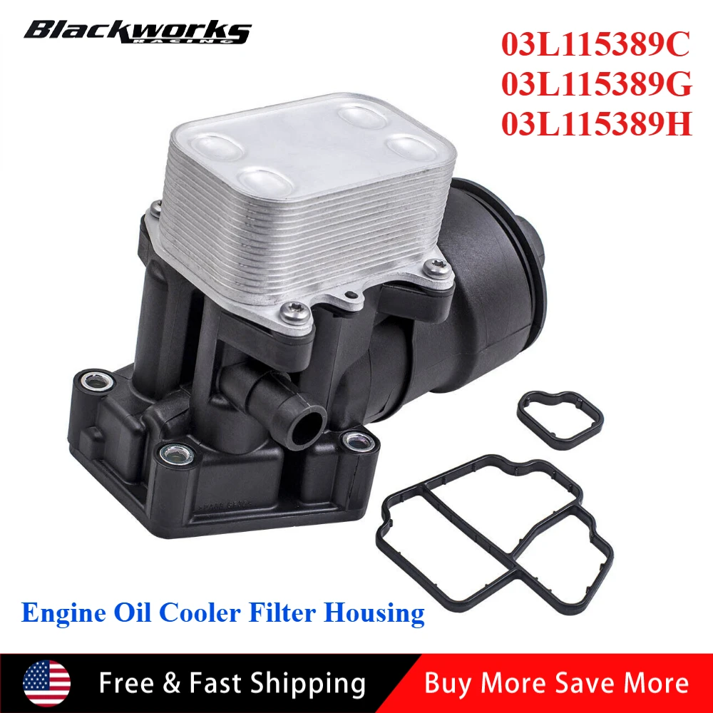 

Oil Cooler Housing & Radiator Cap Gasket for Audi VW Skoda 03L115389C 03L115389B 03L115389H 03L-115-389-H