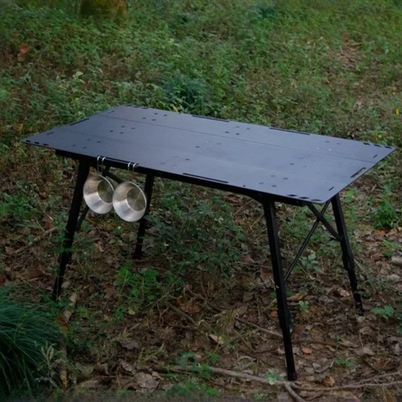 

Foldable Portable Table Outdoor Aluminum Alloy Table Camping Travel Lightweight Multifunctional Tables Camp Furnishing Equipment