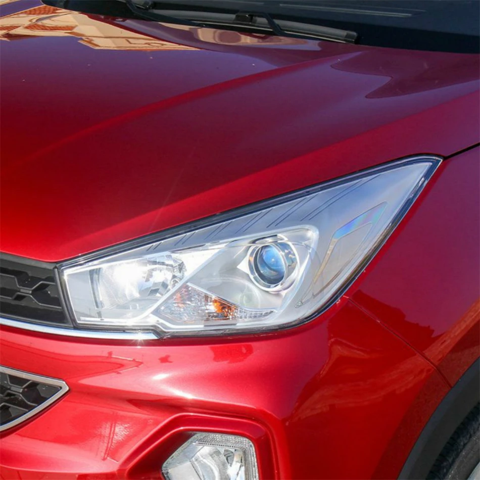 For Wuling Hongguang S3 2018 2019 Accessories Car Shade Headlight Headlight Lens Car Front Headlight Lens Cover Lights Shell