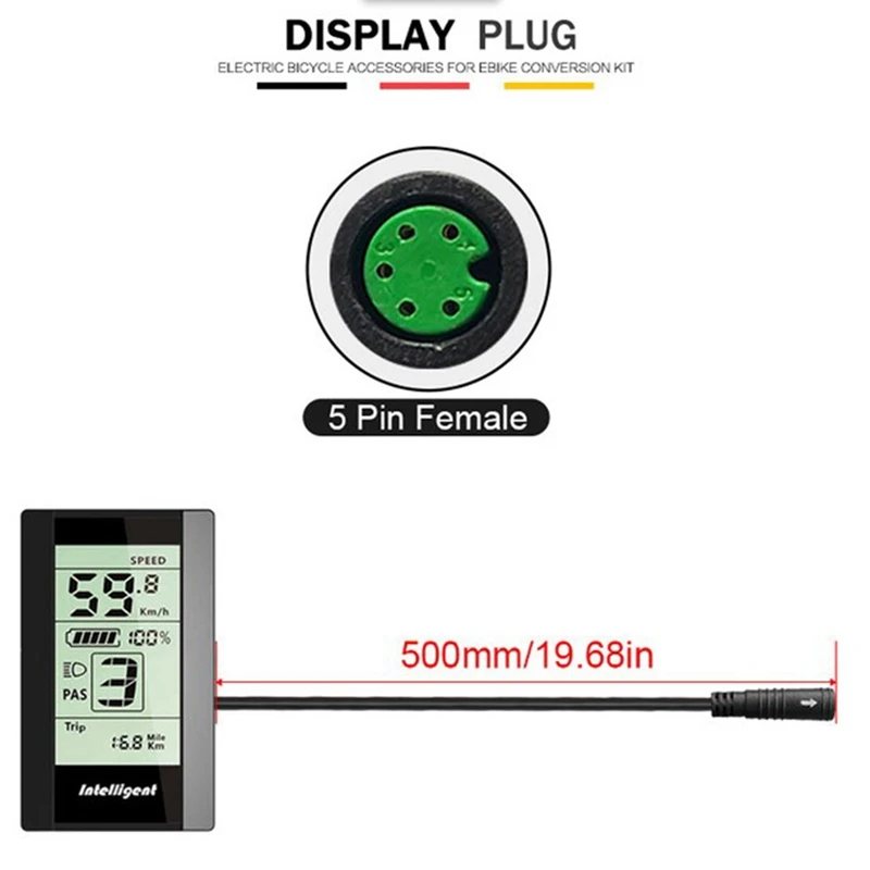 

24V-60V 800S LCD E-Bike Display Indicator for Bafa Super Deal rsion Kits