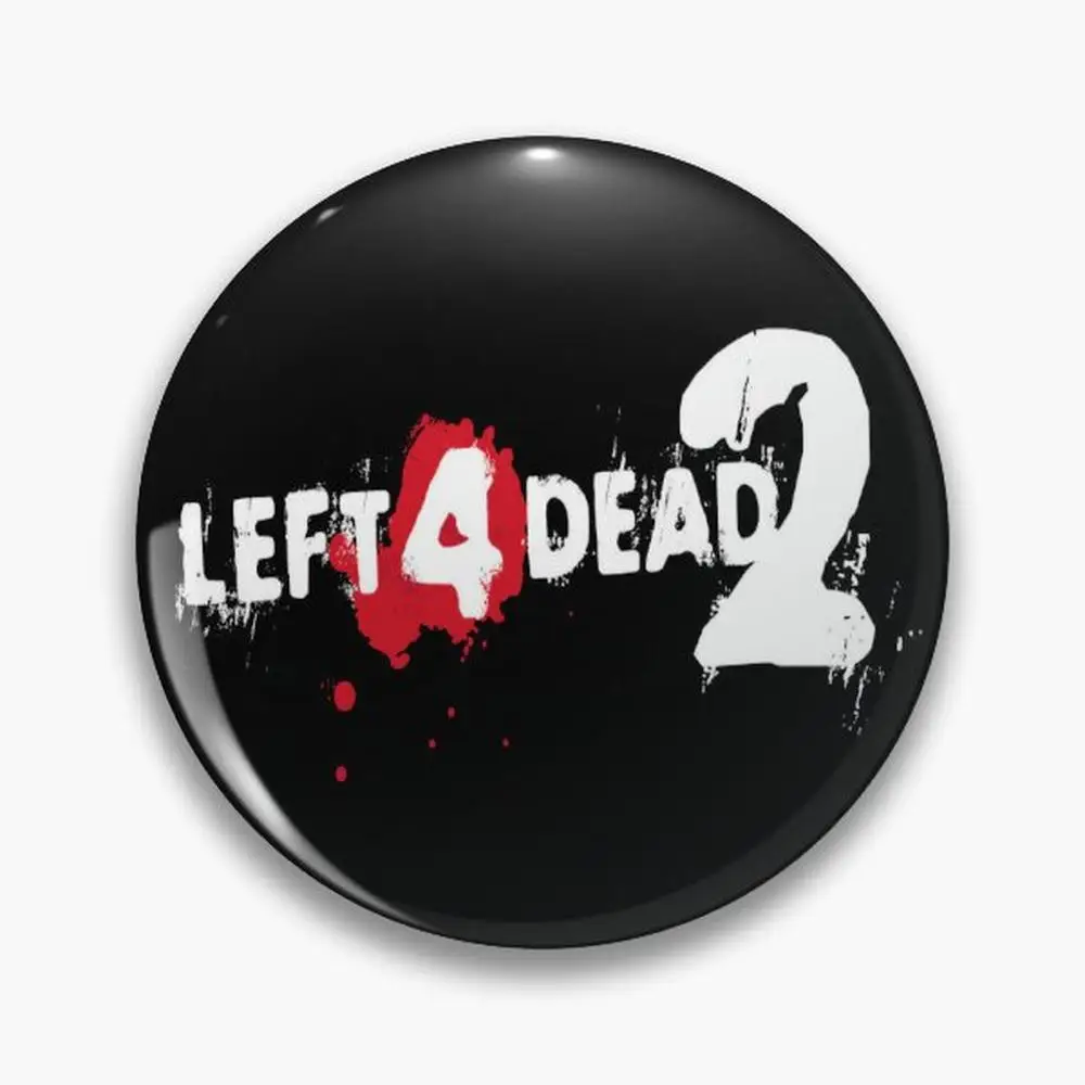 LEFT 4 DEAD 2 LOGO Pin Buttons Brooches  Jewelry Accessory Customize Brooch Fashion Lapel Badges