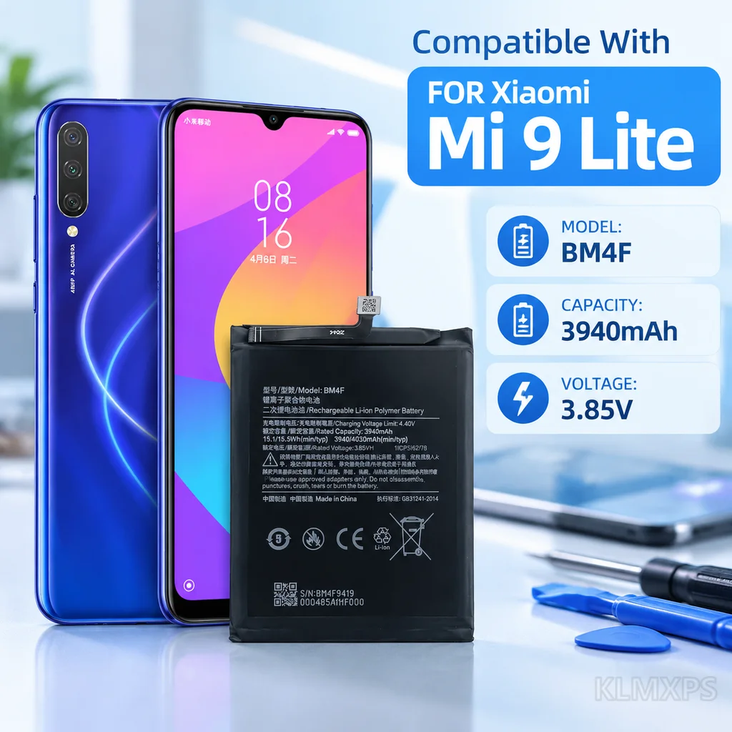 Phone Replacement Battery BM4F 4030mAh For Xiaomi Mi A3 CC9 CC9e Mi 9 Lite Mobile Phone Repair Battery For Smartphone