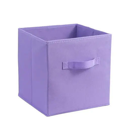 Non Woven Storage Box with Handles Foldable Fabric Storage Cube Colorful Organizer for Clothes Toys Books Shelves Closet Nursery - Image 15
