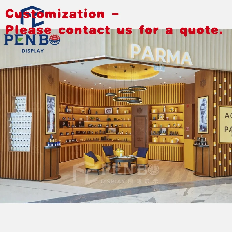 

custom.High Quality Perfume Shop Interior Design Customized Cosmetics Perfume Shop Shelves and Display Cabinets