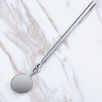 30Mm Telescopic Folding Inspection Mirror Automotive Maintenance Welding Chassis Tool Swivel Ball Joint for 360 Degree View Car