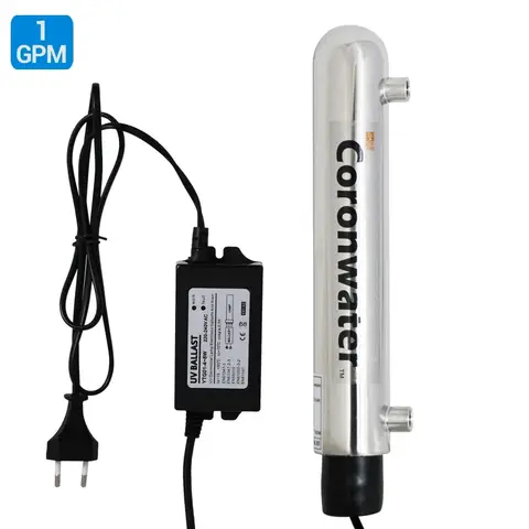 Coronwater 가정용 물 필터용 UV 정화 시스템, 1GPM