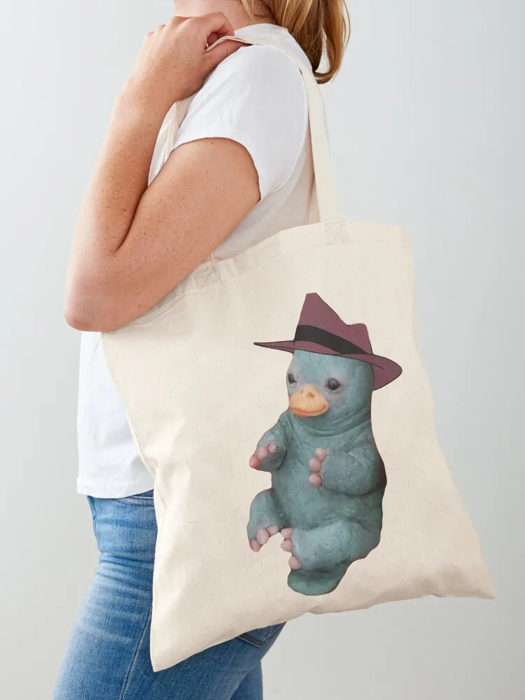 

Baby Platypus Tote Bag custom canvas bag Canvas shoulder bag Eco Cloth bags