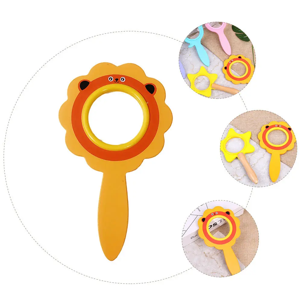 

Portable Magnifying Glass Kids Cartoon Lens Scientific Observation Durable Lightweight Practical Safe for Children