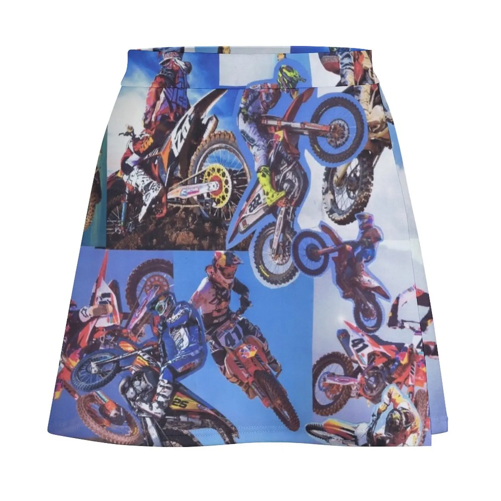 Minifalda de motocross para mujer, ropa kawaii para Club nocturno