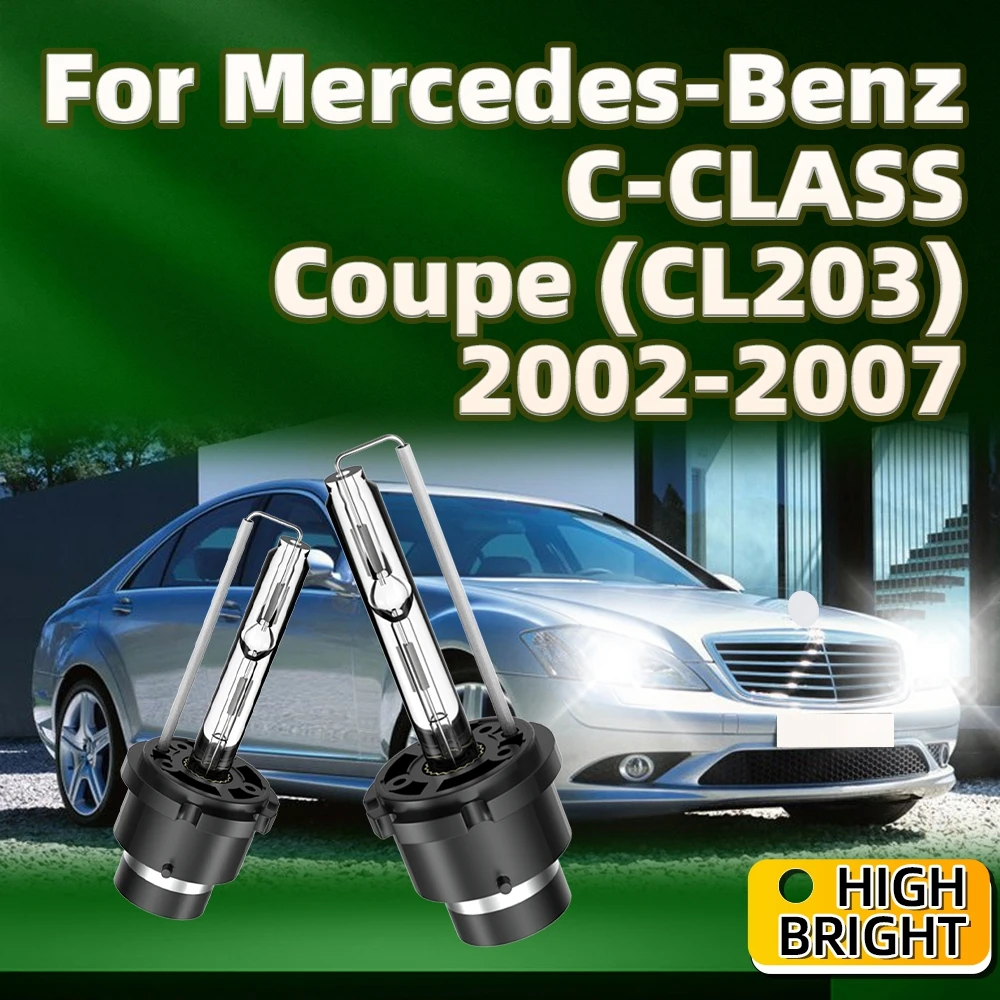 

2pcs Xenon HID Original Car Headlight 6000K 10000K D2S Light For Mercedes-Benz C CLASS Coupe CL203 2002 2003 2004 2005 2006 2007