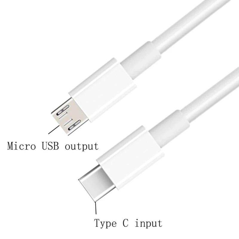 5A USB C Typ C Stecker auf Micro USB Stecker Schnellladedaten Schnellladekabel Adapter für Huawei Samsung Xiaomi