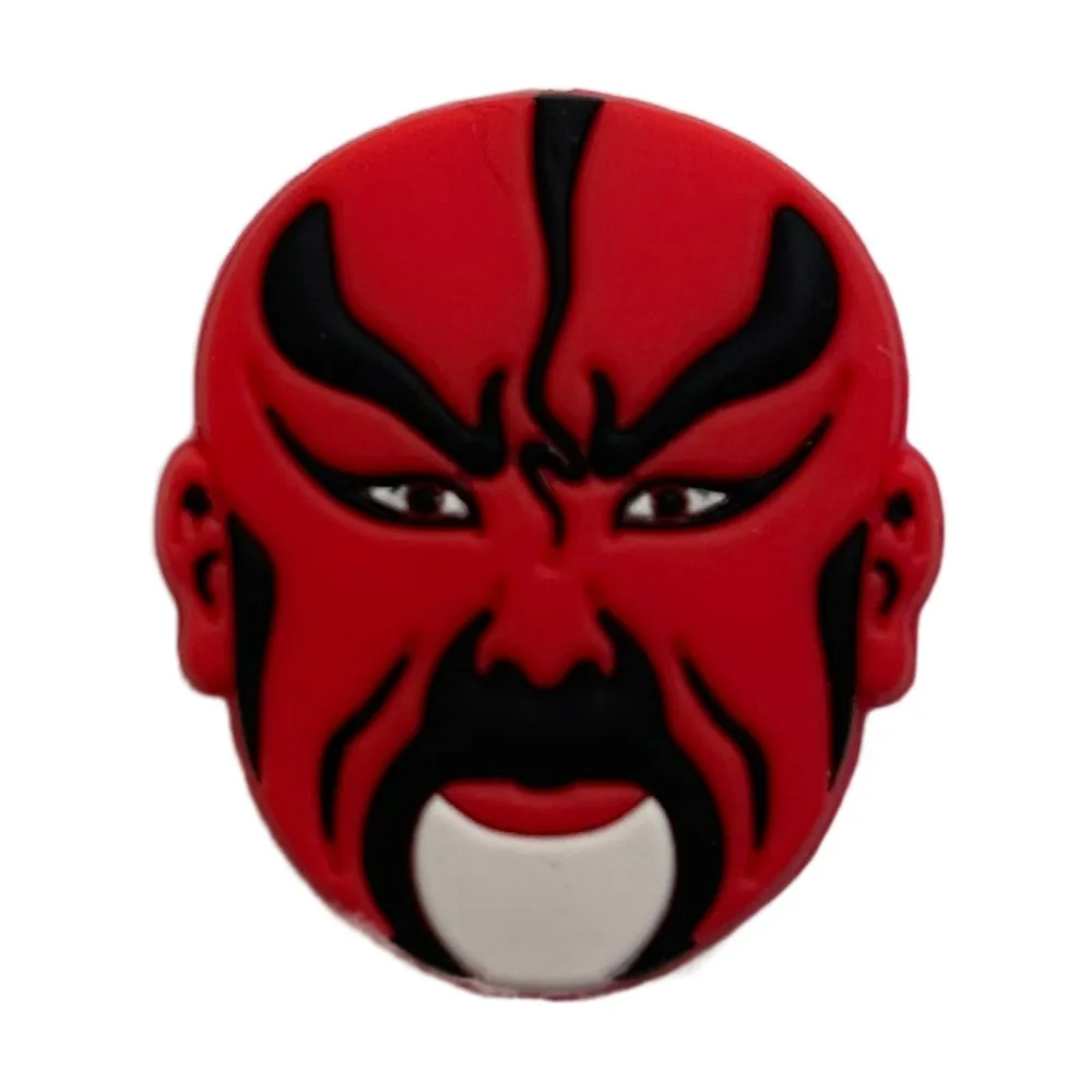 Peking Opera Mask Tennis Shockproof Absorber Silicone Anti-Vibration Tennis Racket Shock Pad Personality Shock Absorption