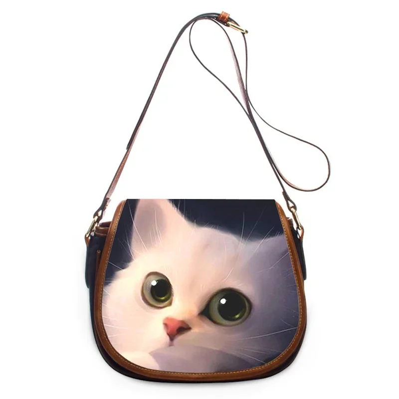 cute pet Cat 3D Print New Fashion Women Crossbody Bag Luxury Handbags Women Bags Zipper Shoulder Bag Women Shoulder Bag