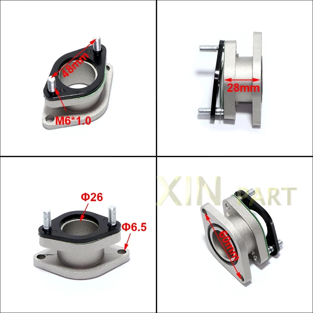 دراجة نارية المكربن المشترك كمية لسوزوكي GS125 GN125 الضابط واجهة Carb محول GS 125 GN 125