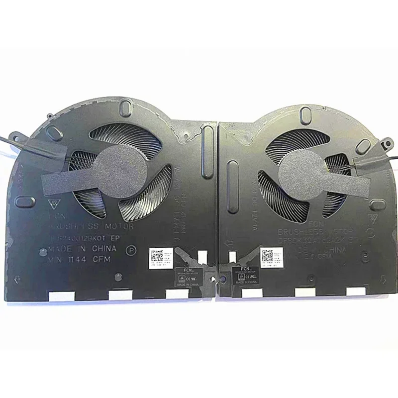New Original Laptop Cooling Fan For Dell Alien M17 R3 M17 R4 P45E 0H5TYJ 0CNV63 RTX30 Graphics Card FM7J DFSCK324162A2K DC12V