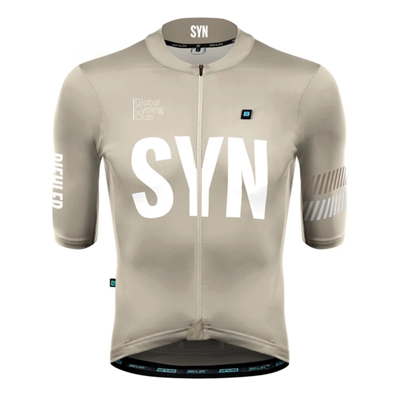 Hellgrünes Sommer-Kurzarm-Rad trikot für Herren Top Aero Leichtes, eng anliegendes Rennrad trikot
