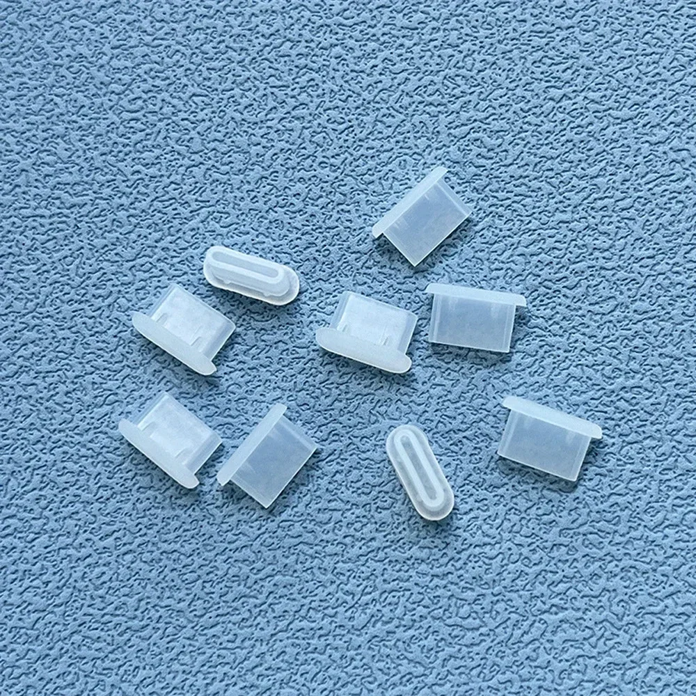 vvocci Type C 10/30/50PCS Type-C Charging Port Anti-dust CapPhone USB Silicone Dust Plugs Protector Cover view 2