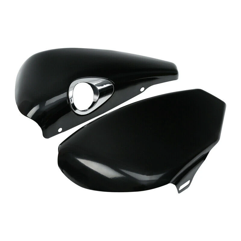

1 Pair Left Right Side Battery Cover Fit for Sportster XL883 XL 1200 Custom 04-13