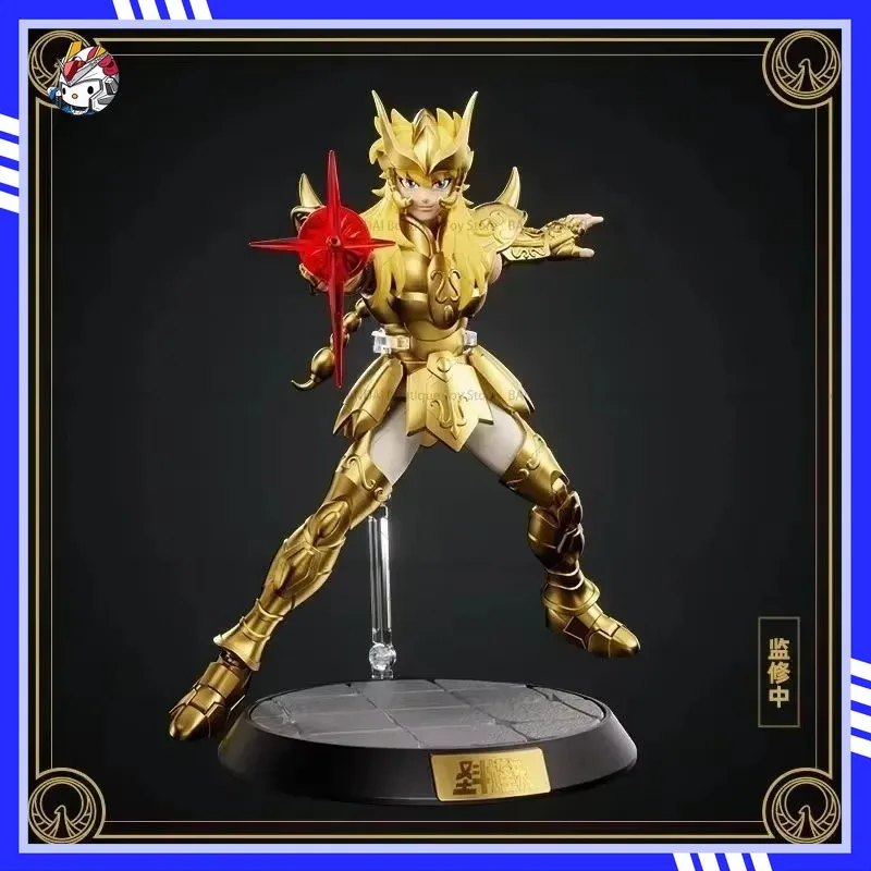 In Stock BLK Saint Seiya Assembled Model Scorpio Aries Leo Transcendence Edition Comic Edition Action Figure with Base 15cm Gift