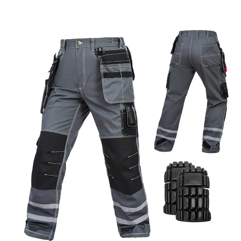 2025 New High Quality Craftsman Men\'s Work Pants Workwear Multi Pockets Work Trousers Mechanic Workwear S-3XL