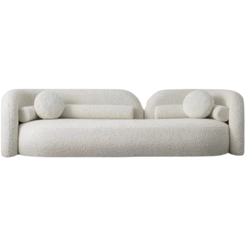 

Nordic Style Stretch Sofa Velvet Bed Tatami Longue Couch Floor White Unusual Designer Luxury Canape Salon Living Home Furniture