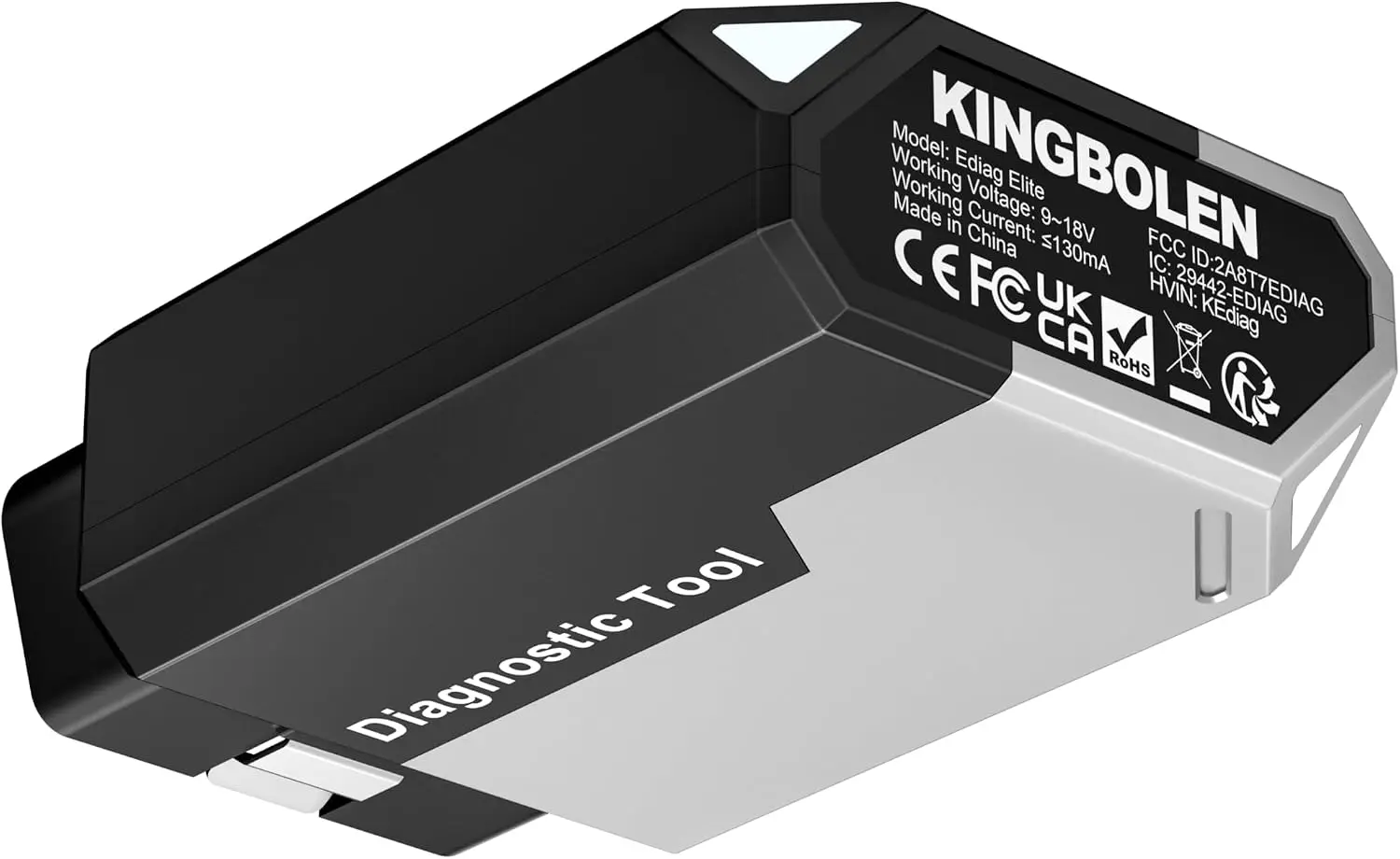 Kingbolen Ediag Elite OBD2 Scanner Bluetooth Lifetime Update,PK ELM327,All System OBD2 Diagnostic Tool with 15 Resets for iOS & Android, CANFD Protocol, Autoauth for FCA SGW Cost-effective Diagnostic Scan Tool