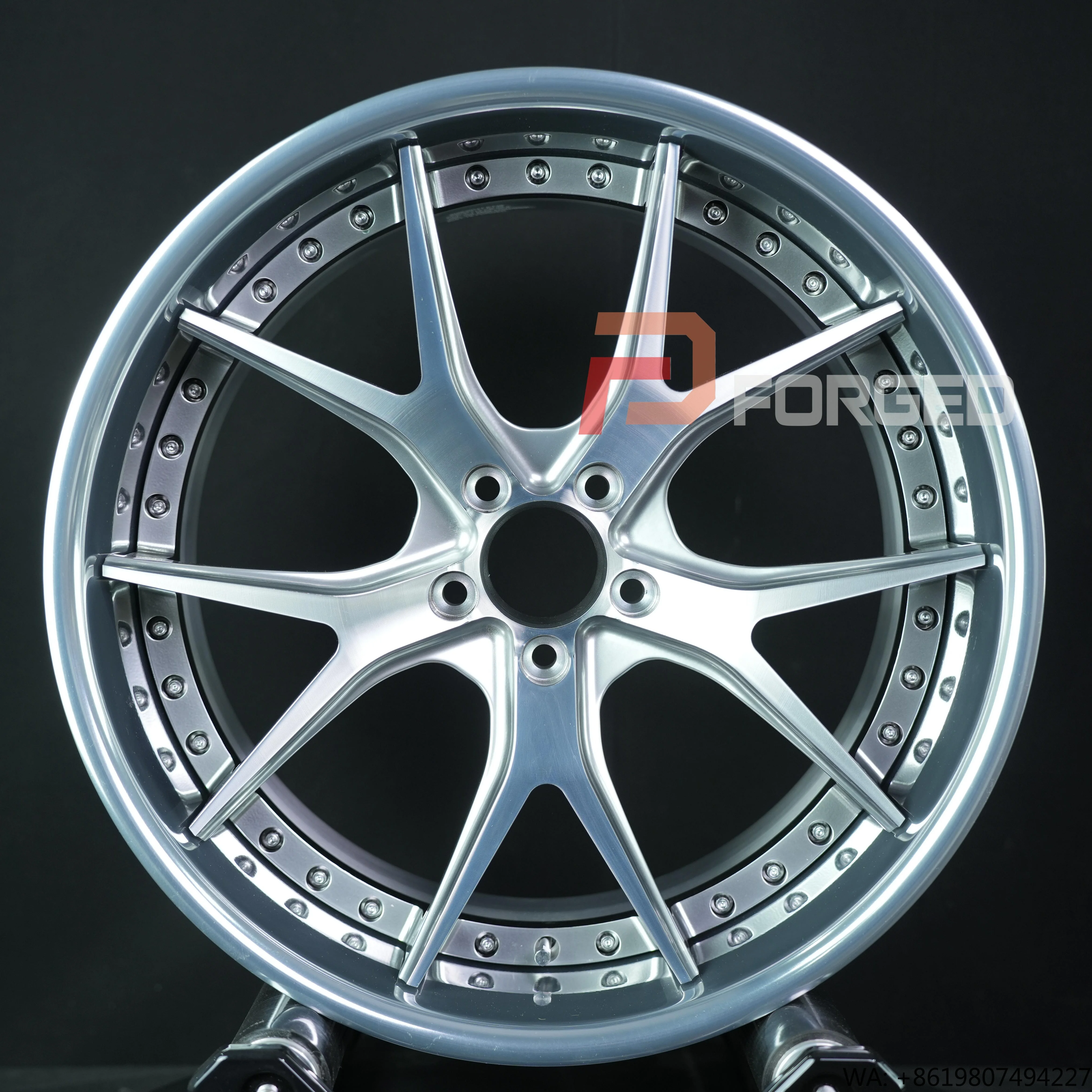 

Custom 2-piece Forged Alloy Wheels for - CL55 GT CLA CLS M4 M3 3 Series X3 X5 G80 G82 G87 A4 A6 Q5 Rs4