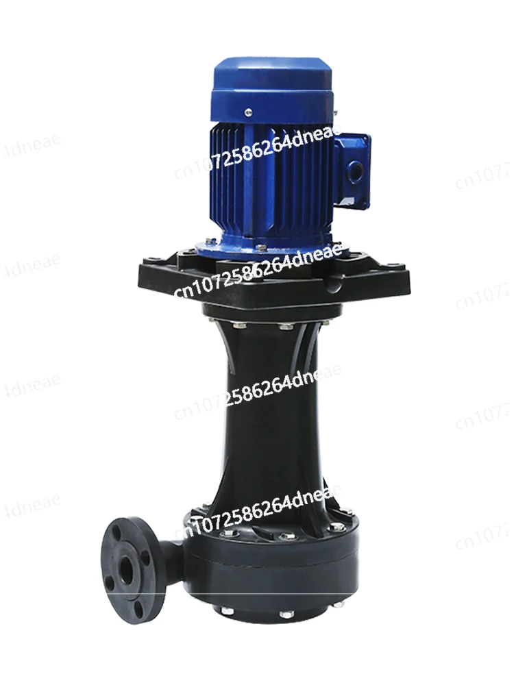 Vertical tank pump, submerged pump, plastic PP chemical pump, acid and alkali resistant