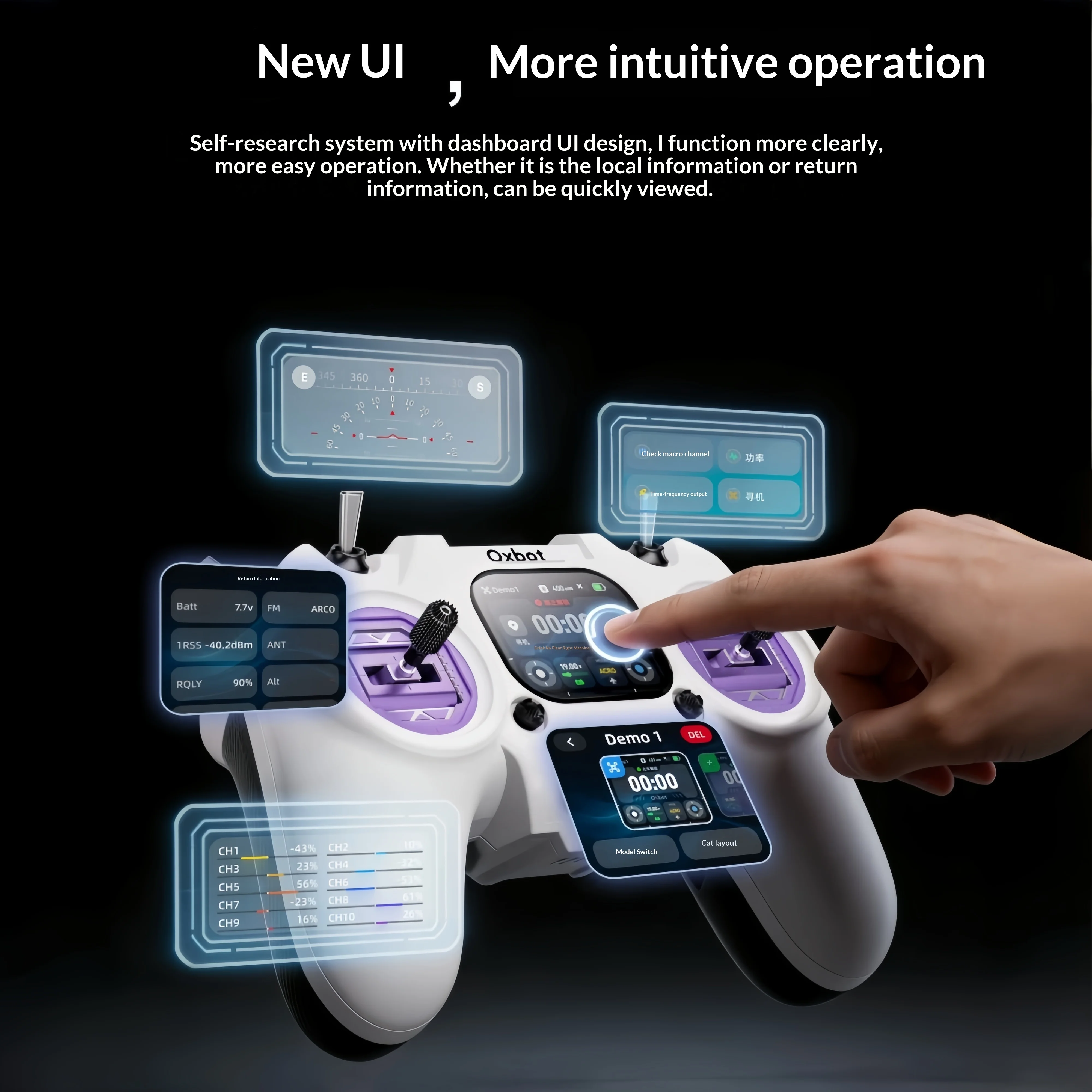 Controle Remoto Oxbot R1/R1 Pr - Drone Control Stick avaliação e preço