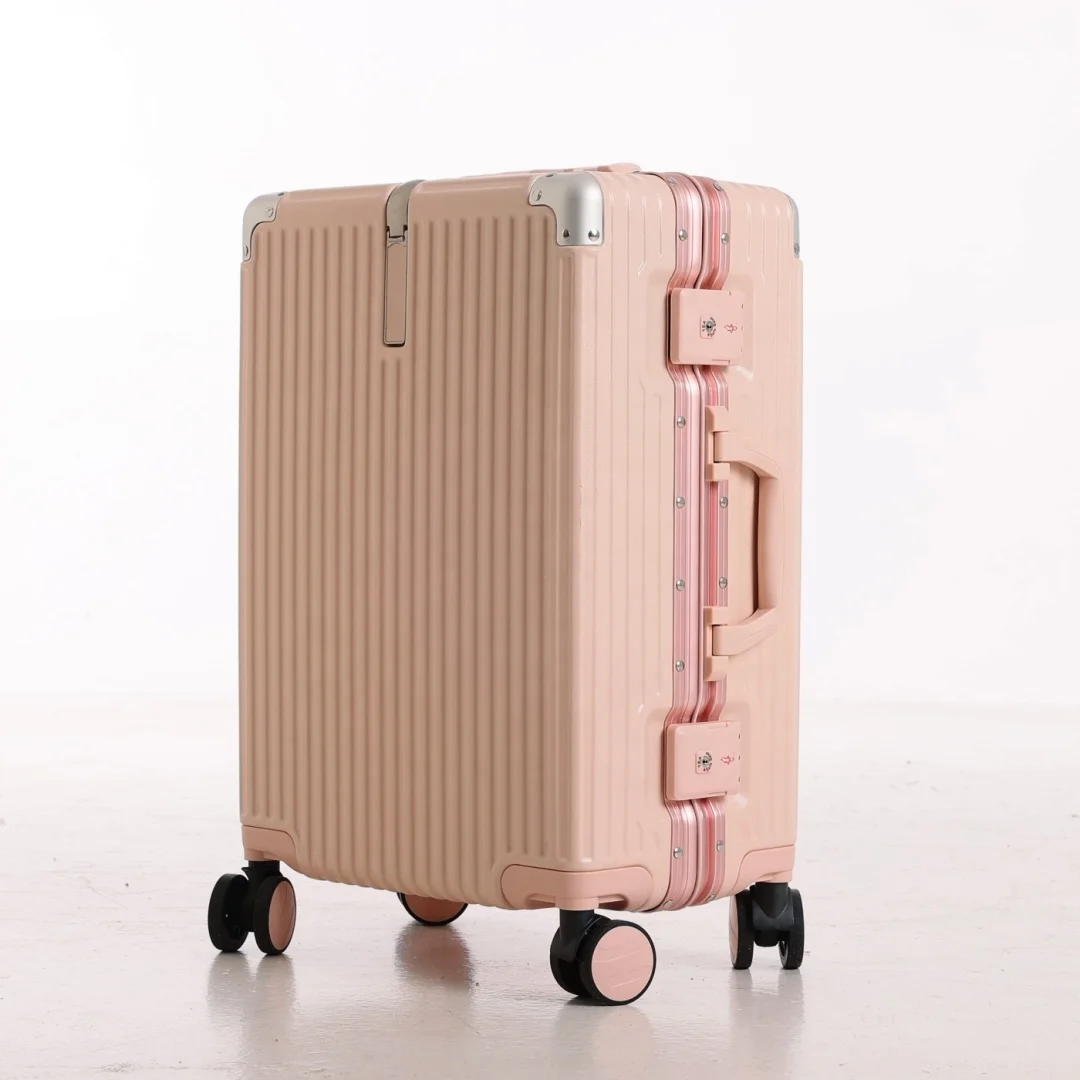 luggage travel set Manufacturers Custom Aluminium 100%pc Hardshell Travel Trolley Carry On Suitcase Luggage With Wheels