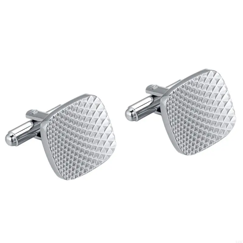 

L5YC Cufflinks for Boys Normal Shirt Suits for Gentlemen Businessman Wedding Casual Wear Tuxedo Cuff Links