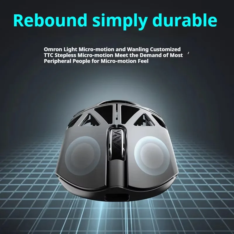 Wlmouse Beast X Max Lightweight Bluetooth Wireless Mouse Magnesium Alloy Hollow Out 8k Gaming Mouse 3950 Fps Office Men\'S Gift