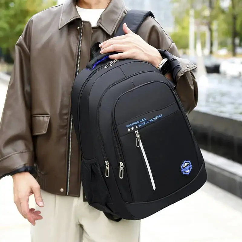 Men's Double Shoulder Bag On Sale Backpack Men's Autumn And Winter New College High School Junior High School Student Schoolbag