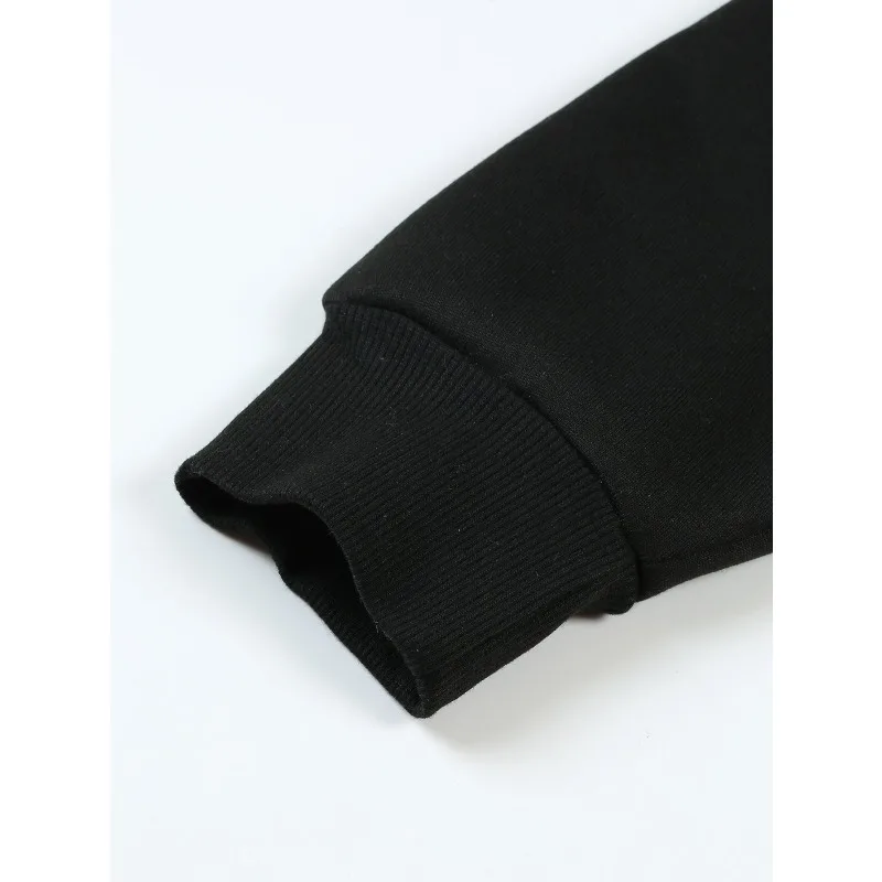 เสื้อฮู้ดมีซิปพิมพ์ลายดิสนีย์ The Nightmare Before Christmas สำหรับผู้หญิง มีกระเป๋าและซิป เหมาะสำหรับฤดูใบไม้ร่วงและฤดูหนาว