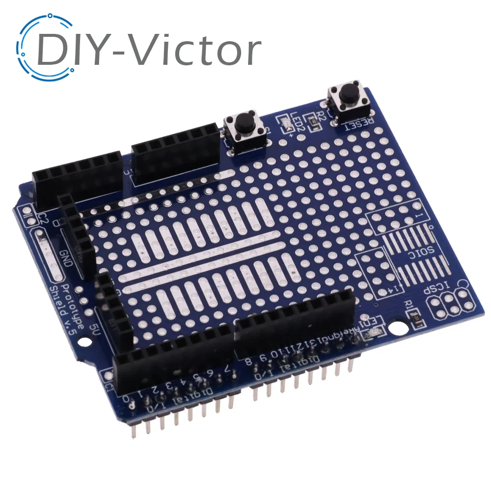 UNO Proto Shield prototype expansion board with SYB-170 mini bread board based For ARDUINO UNO ProtoShield