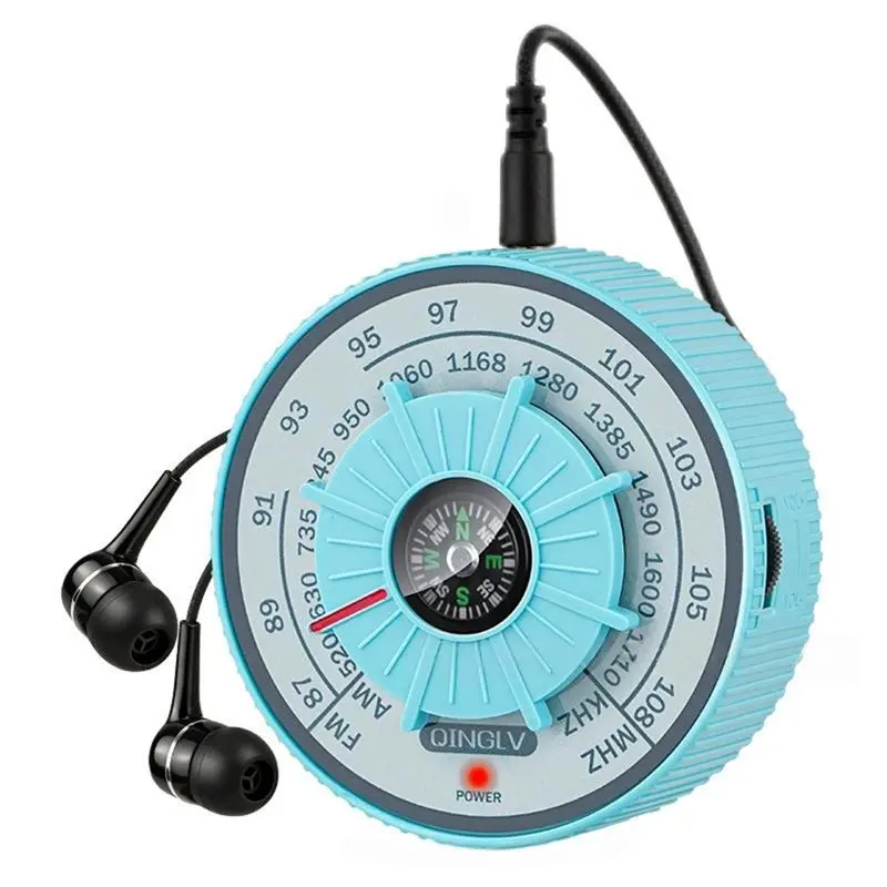 Full-Band Portable Radio FM/AM/SW, Frequency Signals Carrying Sounds Of Time The Pointer Locks Onto Your Direction Wave