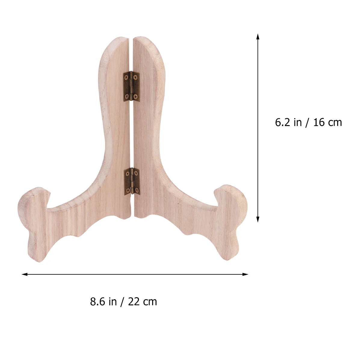 

4 PCS Tabletop Easel Tea Cake Display Stand Plate Holders Stands for Pallet Decorative Platter Lovers