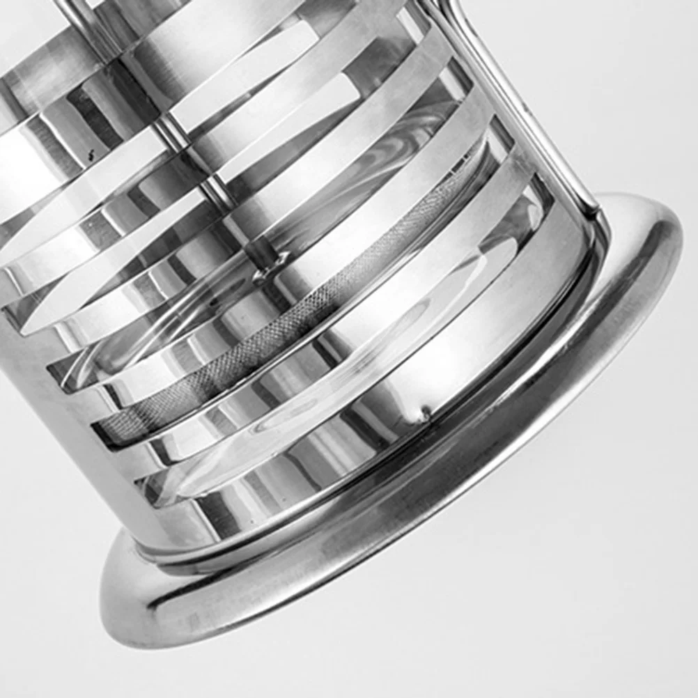 

1Pcs Coffee Filter Pot Heat Resistant Glass Multi-Use Tea Infuser Coffee Infusion Pot 600ml Stainless Steel Strainer