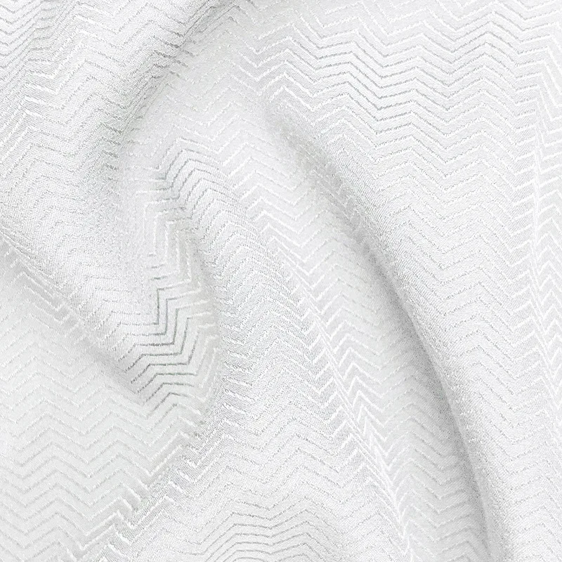 

Small Wave Silk Fabric - 140CM Wide 16MM - Perfect for Summer Dressmaking Shirt Sewing White Thin Silk Fabric F101