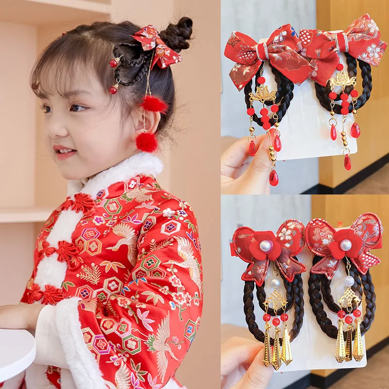 pinza-para-el-pelo-con-trenza-estilo-chino-para-bebe-par-de-horquillas-con-flecos-hanfu-antiguo-para-ninos-accesorios-para-el-cabello-de-ano-nuevo-venta-al-por-mayor
