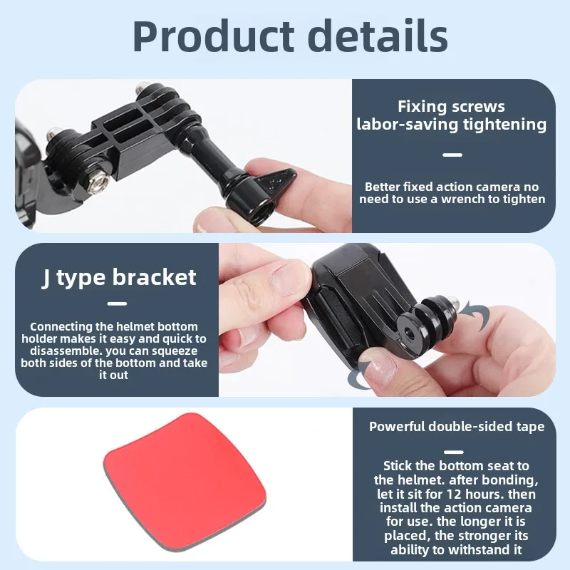 Casco LS2 personalizzato MX701 436 FF370 352 800 801 802 805 811 903 Supporto per mento per GoPro Hero10 Insta360 X2 3 Accessori DJI