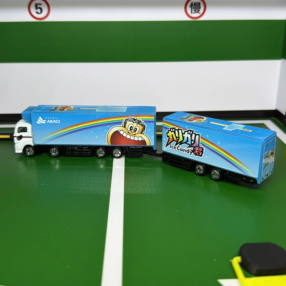 Langer Typ Tomica Nr. 123 Garigari Jungen-Eisbar, kompletter Anhänger (Tomica), Druckguss-Legierung, Automodus-Sammlung, Display, Jungenspielzeug, Geschenk