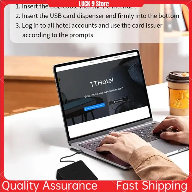 

TTLOCK Card Encoder Smart Card Sensor NFC 13.56M M1 IC Card Reader RFID Chip Scanner For Hotel System Software-AB52