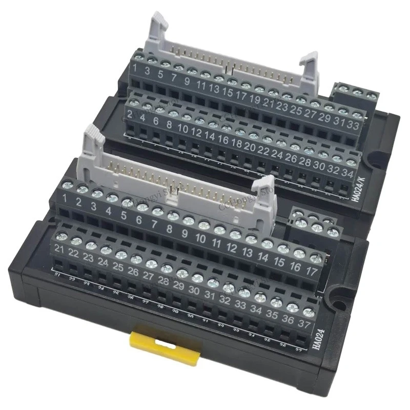 

Комплект из 2 удлинительных клеммных блоков IDC40 MIL, модуль-адаптер для кабеля HA024/HA024-K