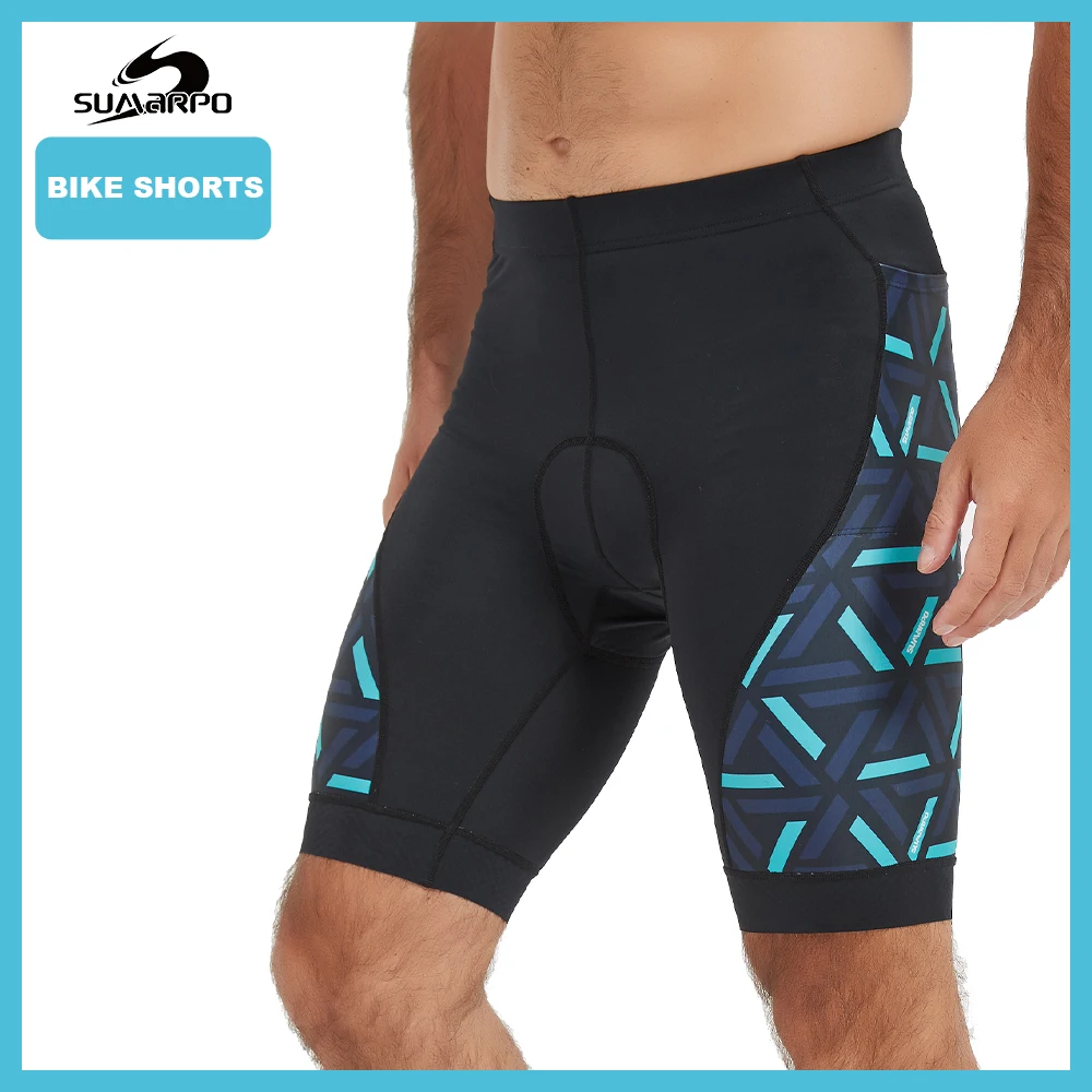 

SUMARPO Cycling Shorts Padded, High-Performance Bike Shorts for Men, Bicycle Bottom for Road Biking, Ebike, Indoor Gym