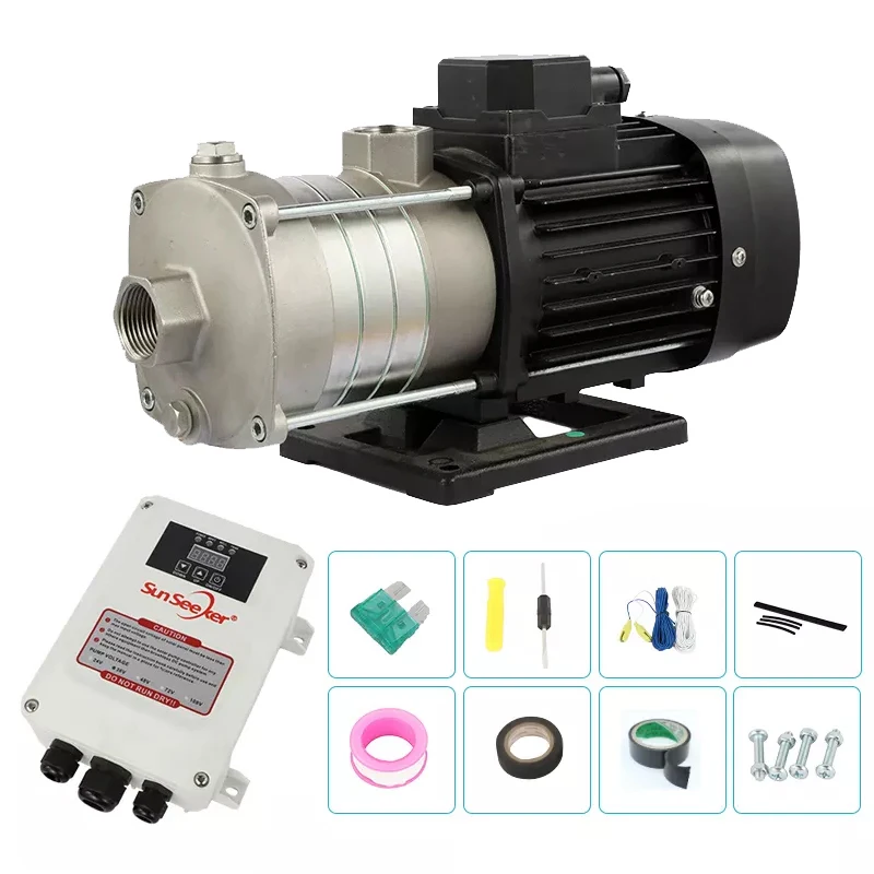 Solar Water Pump System DC Submersible Borehole Irrigation Pump Solar Surface Pump