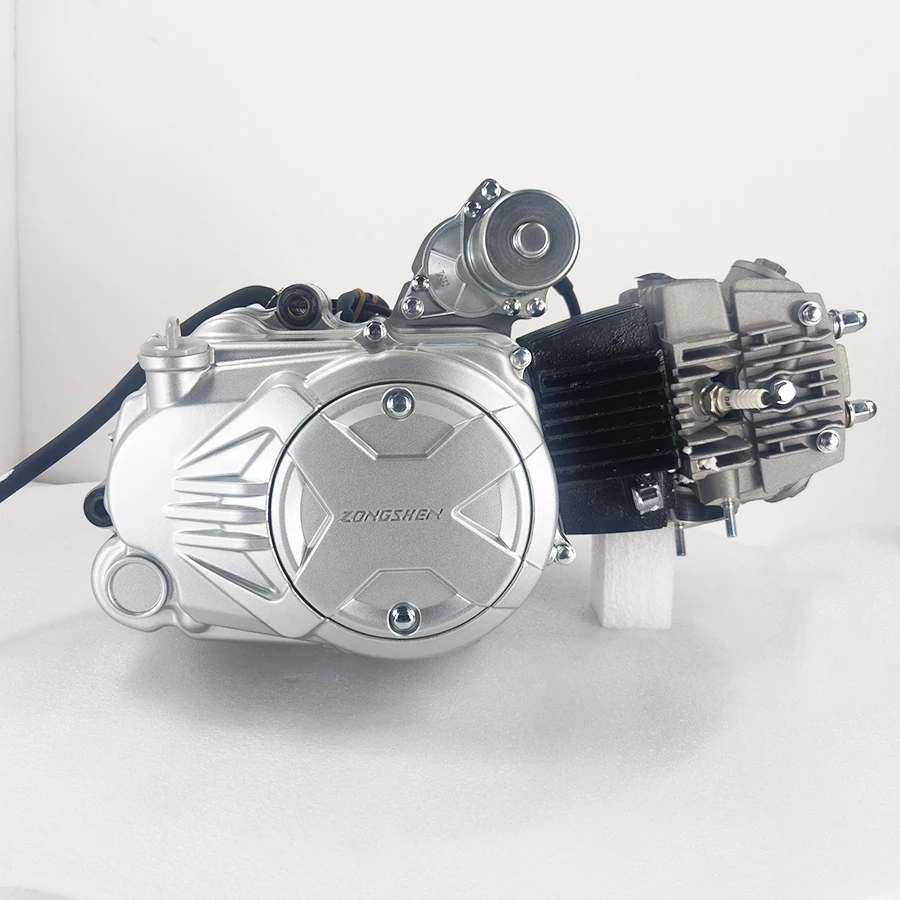 2026Zongshen 125cc Horizontal Engine 3+1 Reverse Gear Semi Automatic Electric and Kick Start for ATV Go Kart Using